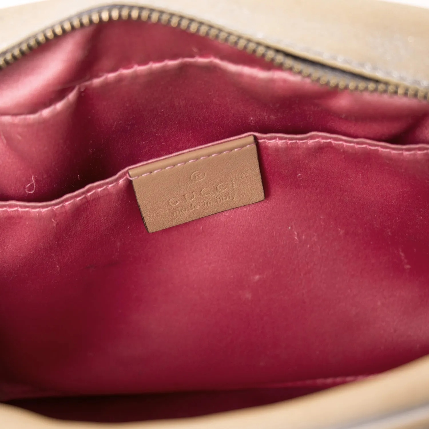 Gucci GG Marmont Matelassé Silver Metallic Bag