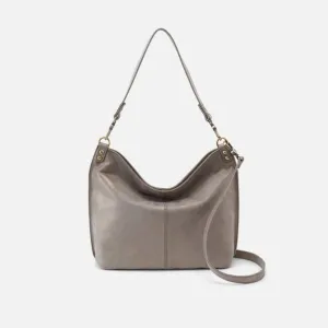 Hobo Bags Pier Metallic Hide - Grey