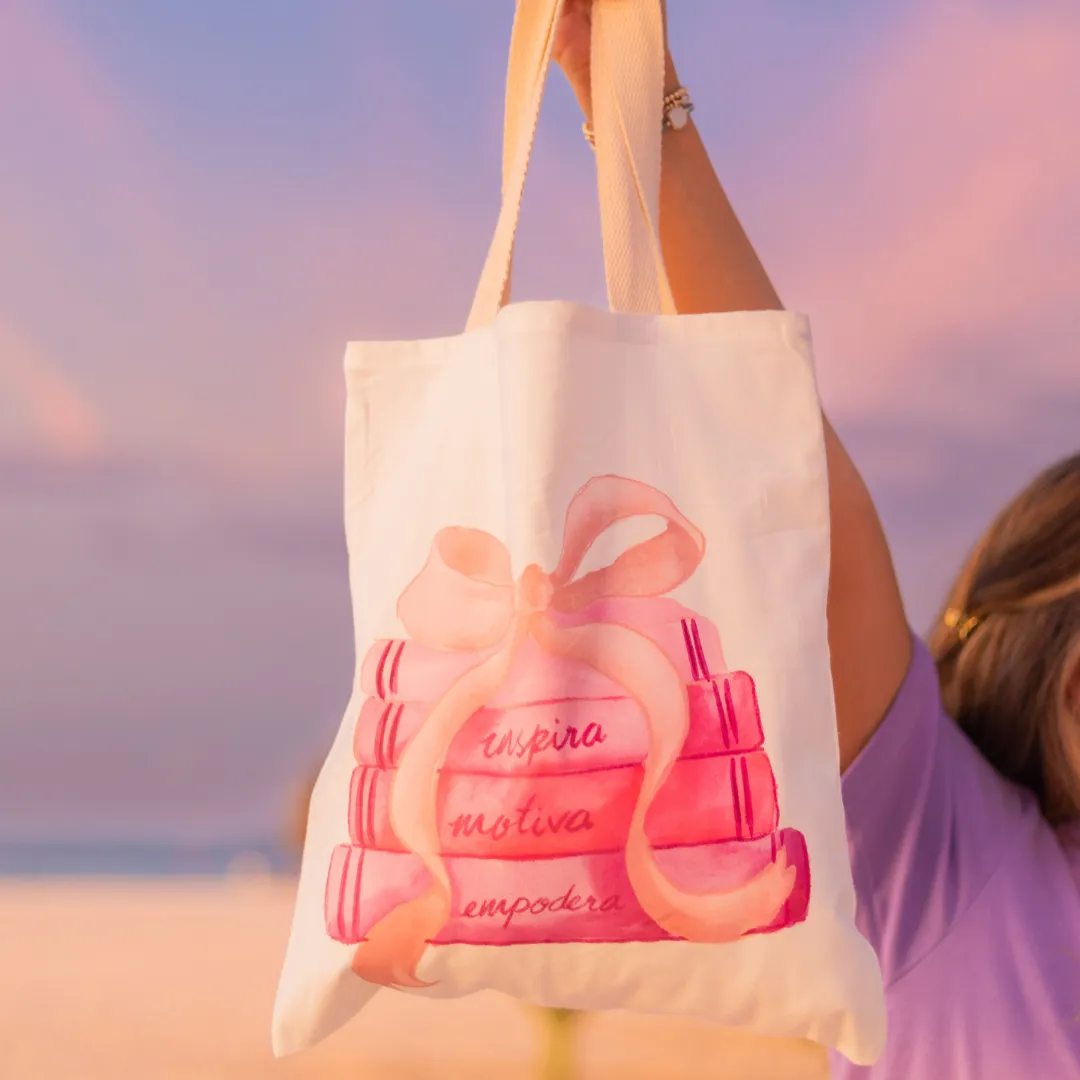 Inspira, Motiva y Empodera Book Tote Bag