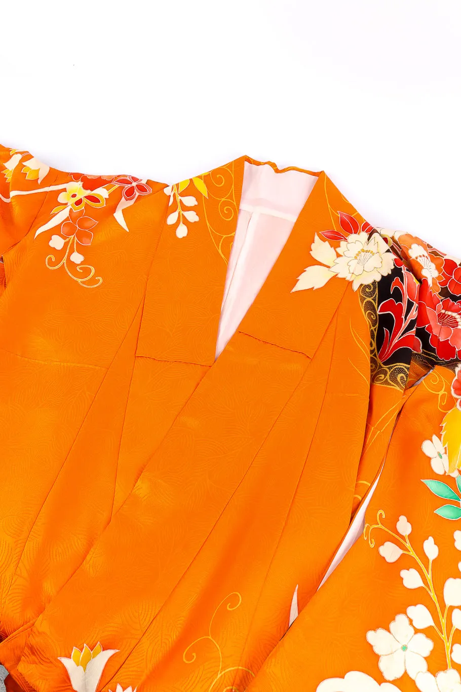 Japanese Metallic Floral Kimono