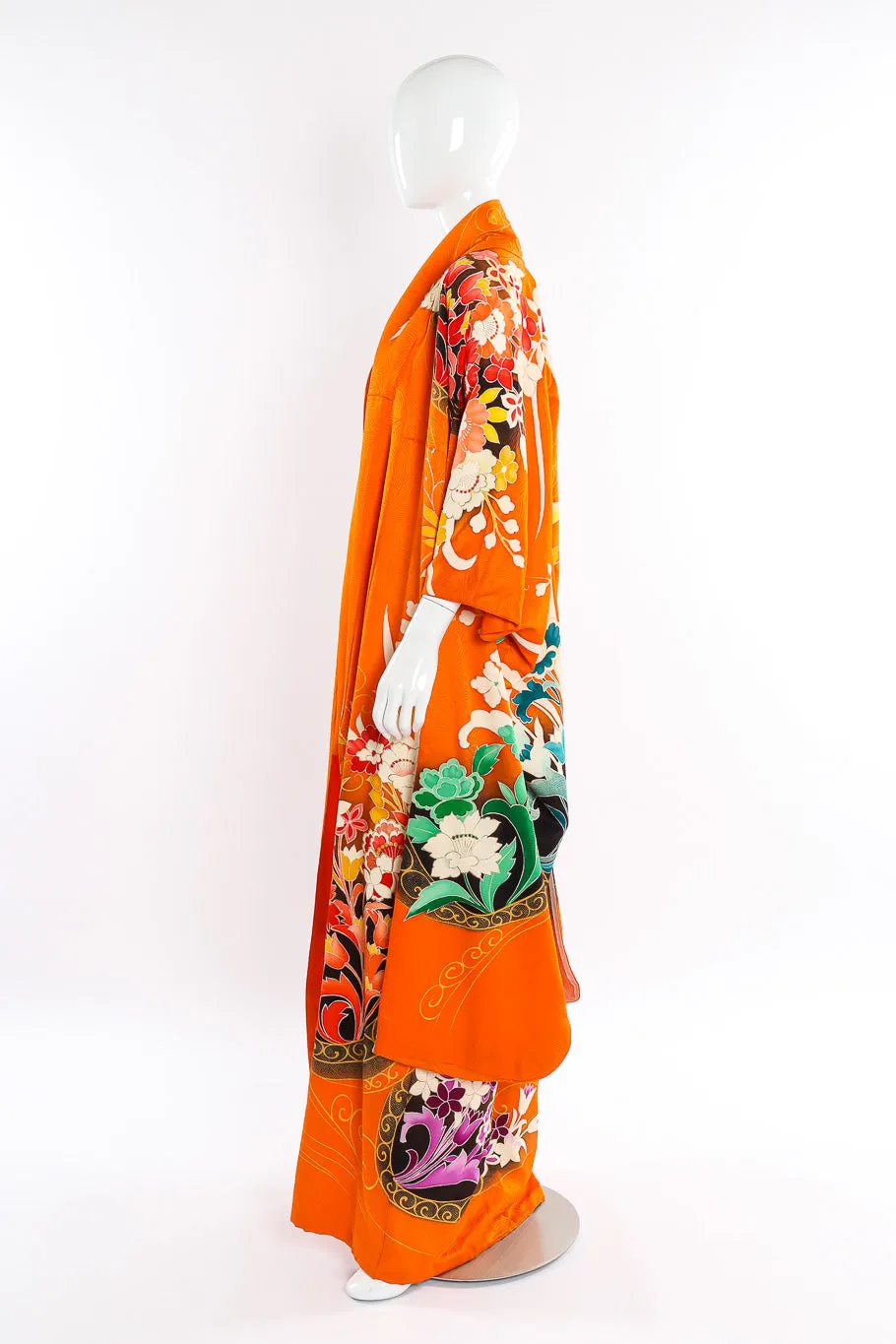 Japanese Metallic Floral Kimono