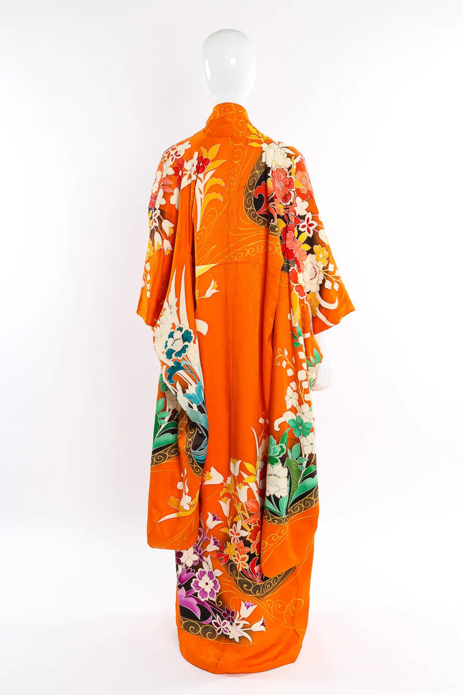Japanese Metallic Floral Kimono