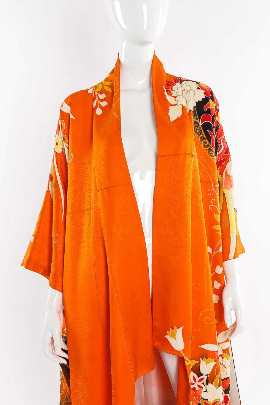 Japanese Metallic Floral Kimono