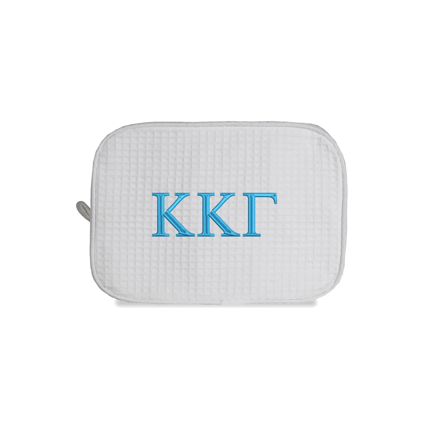 Kappa Kappa Gamma Waffle Weave Cosmetic Bag