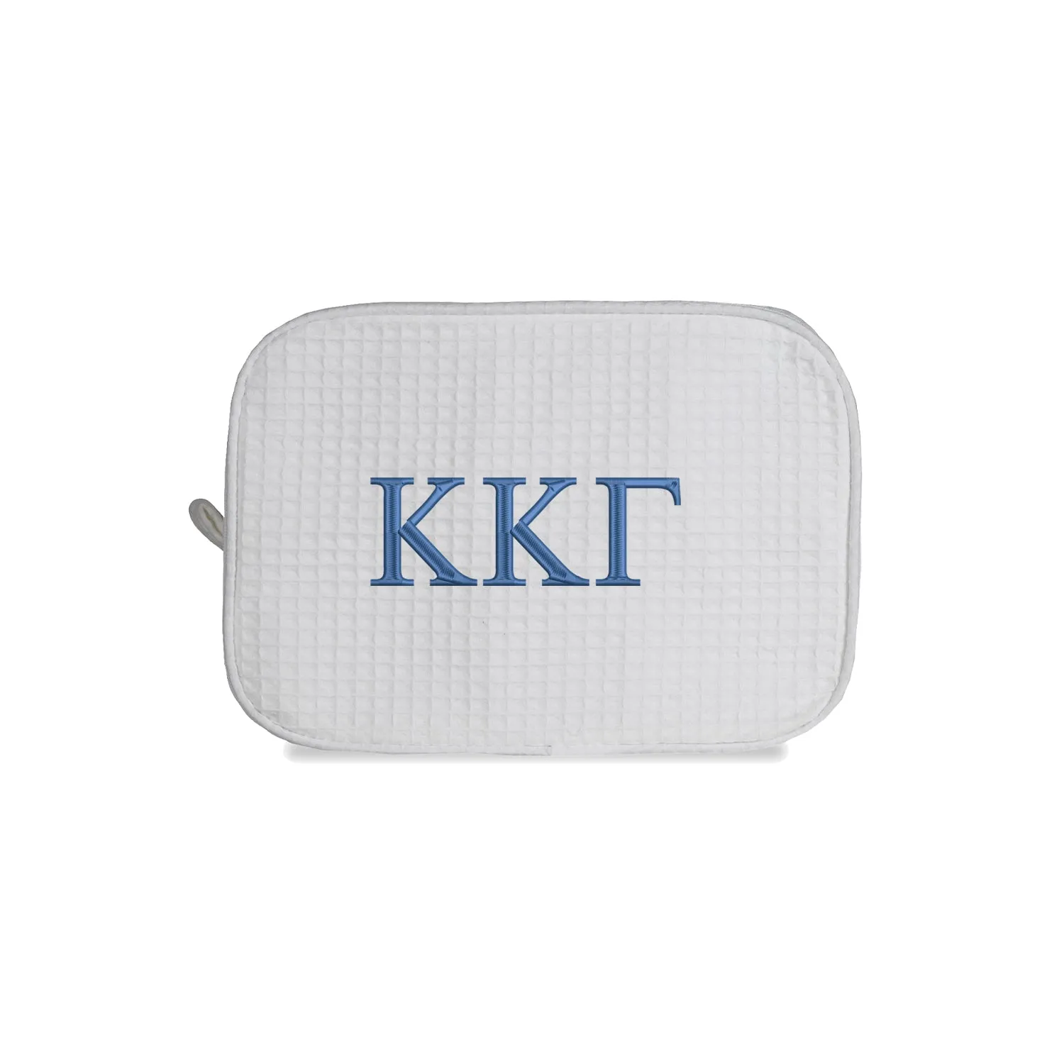 Kappa Kappa Gamma Waffle Weave Cosmetic Bag