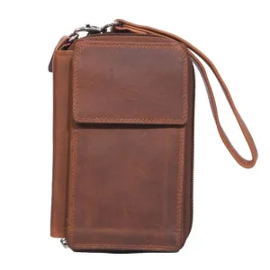 Leather Wallet with Strap (OP14)