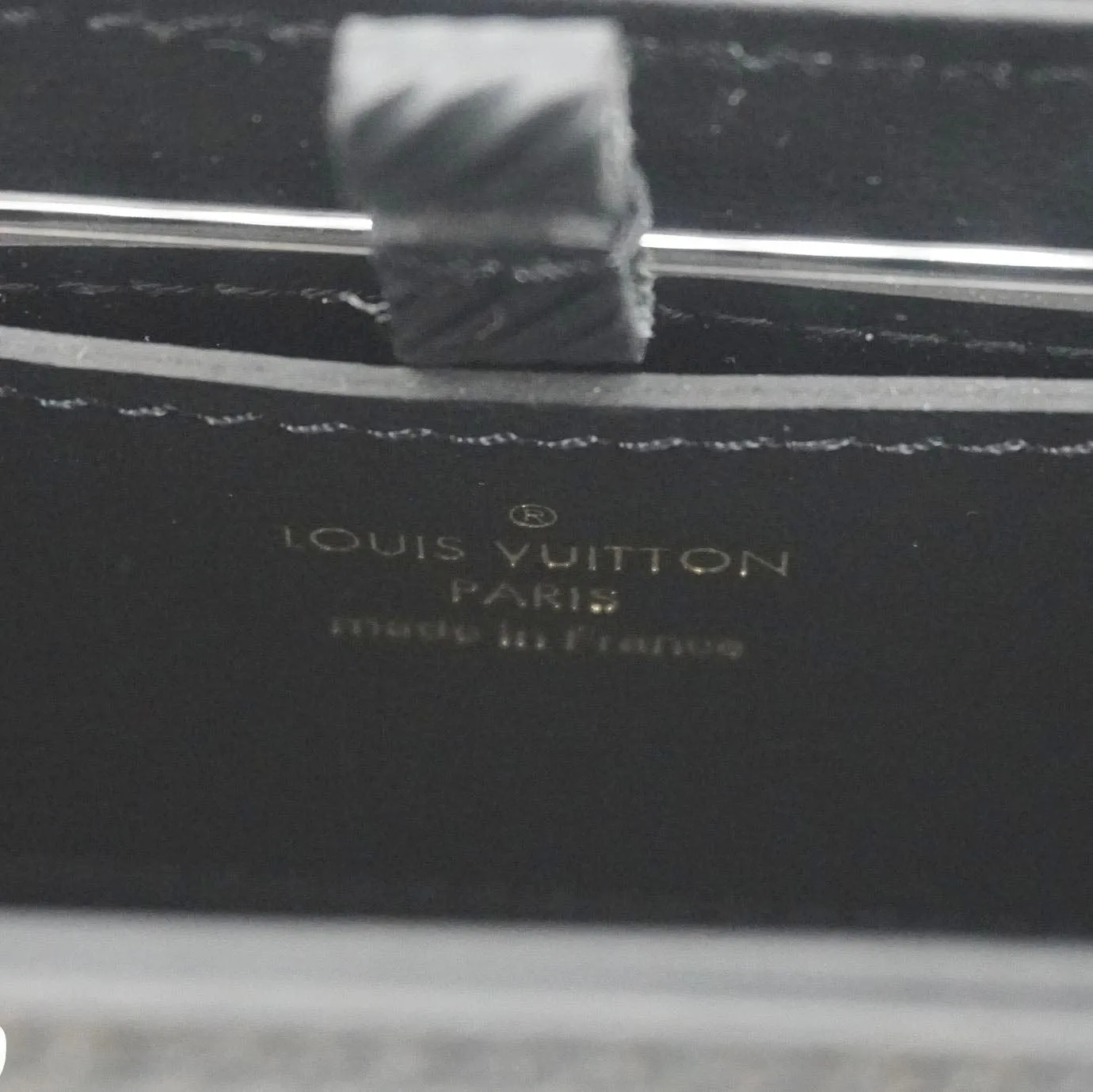LOUIS VUITTON Twist West Epi Leather Crossbody Pochette Bag Black