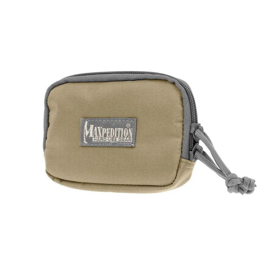 Maxpedition Hook & Loop 3x 5 Inches Zipper Pocket Khaki Foliage