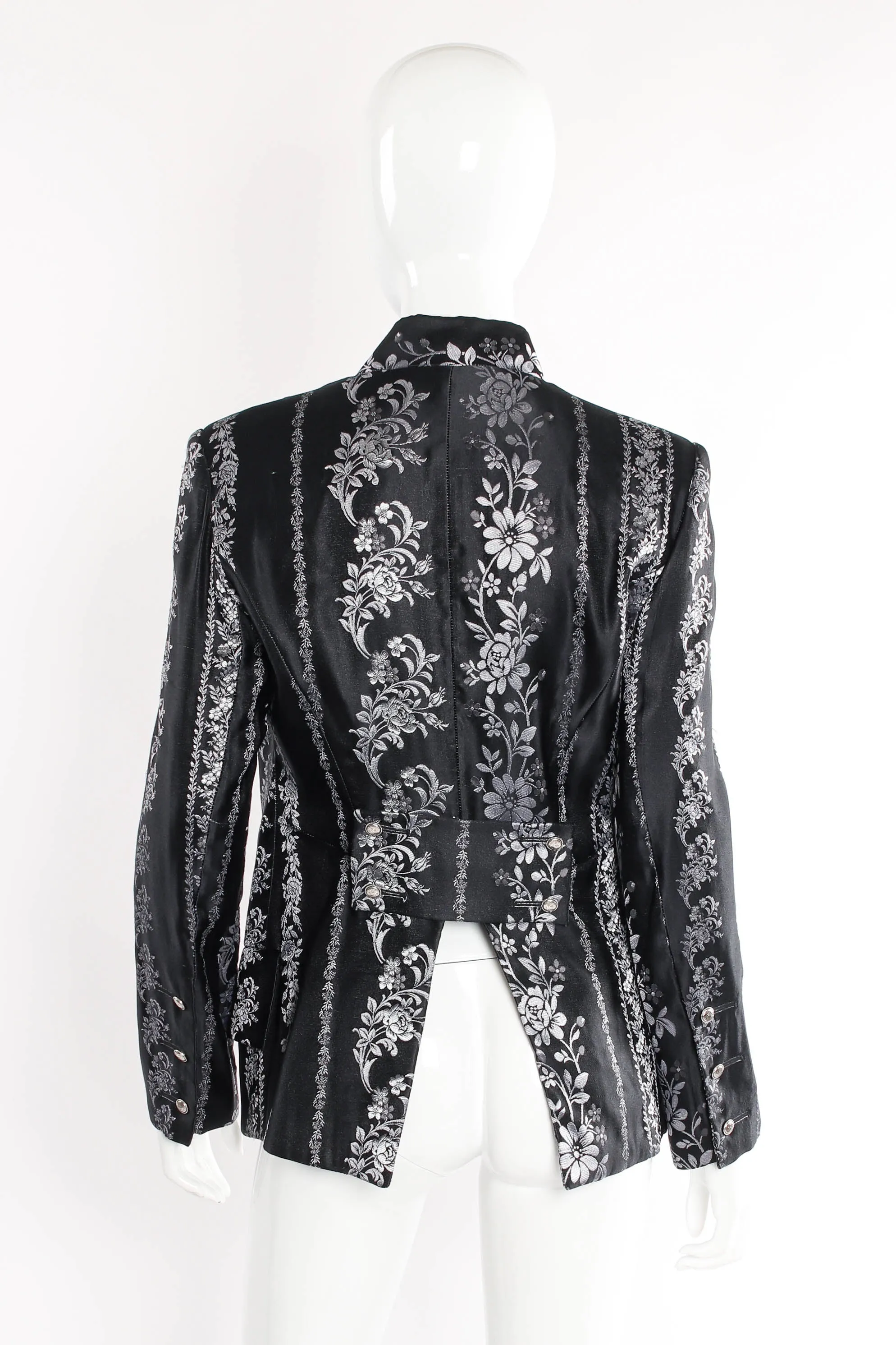 Metallic Floral Brocade Jacket