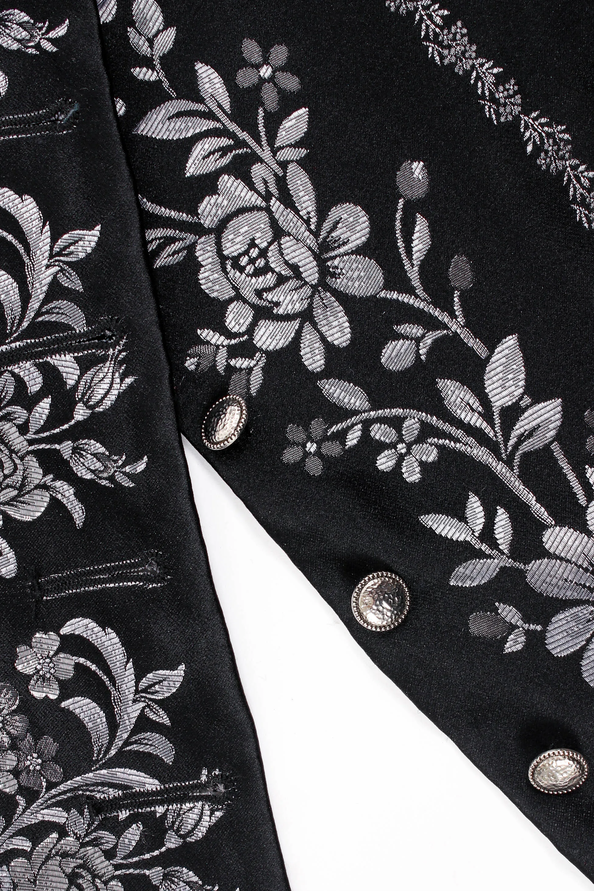 Metallic Floral Brocade Jacket