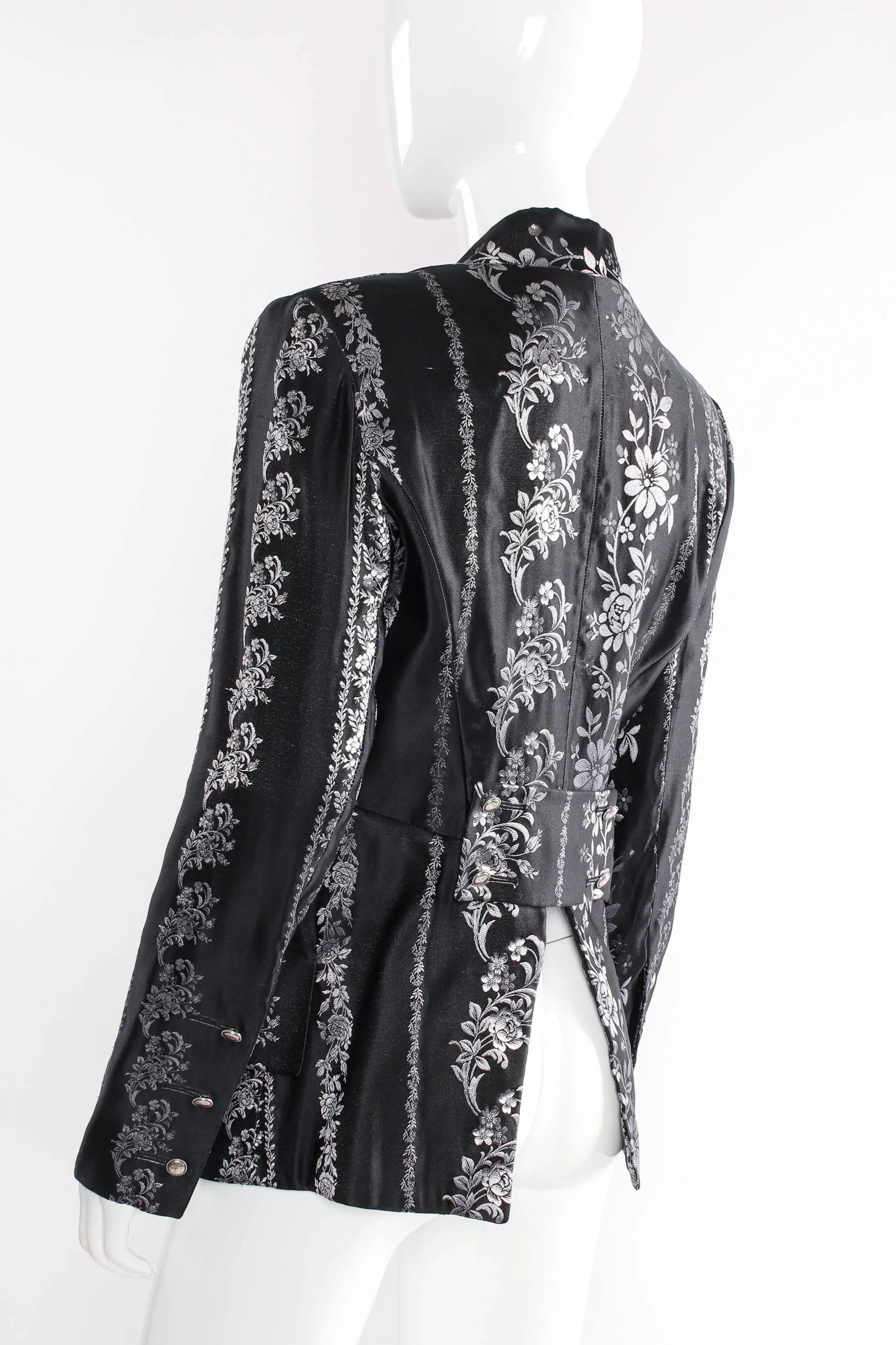 Metallic Floral Brocade Jacket