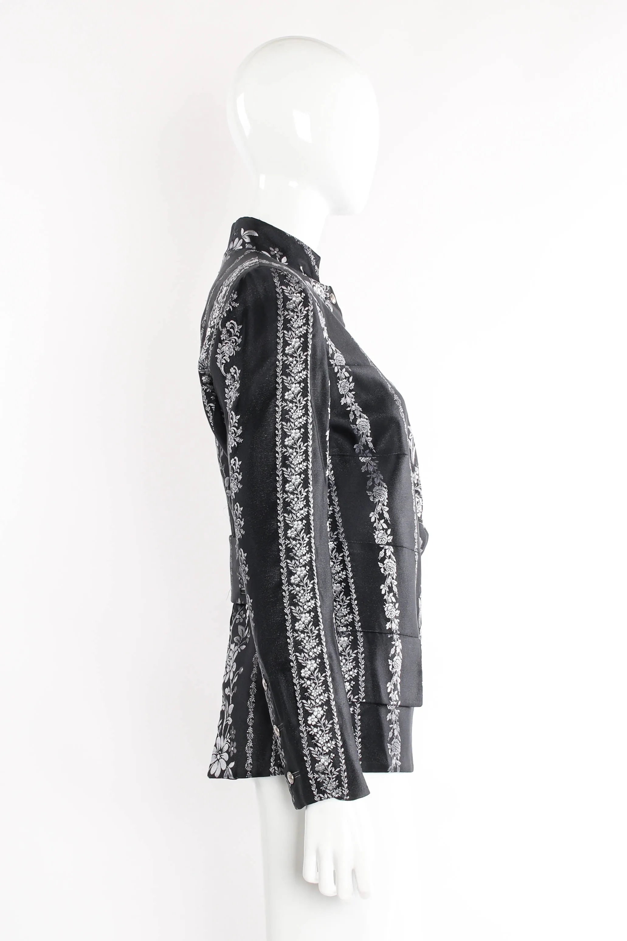 Metallic Floral Brocade Jacket