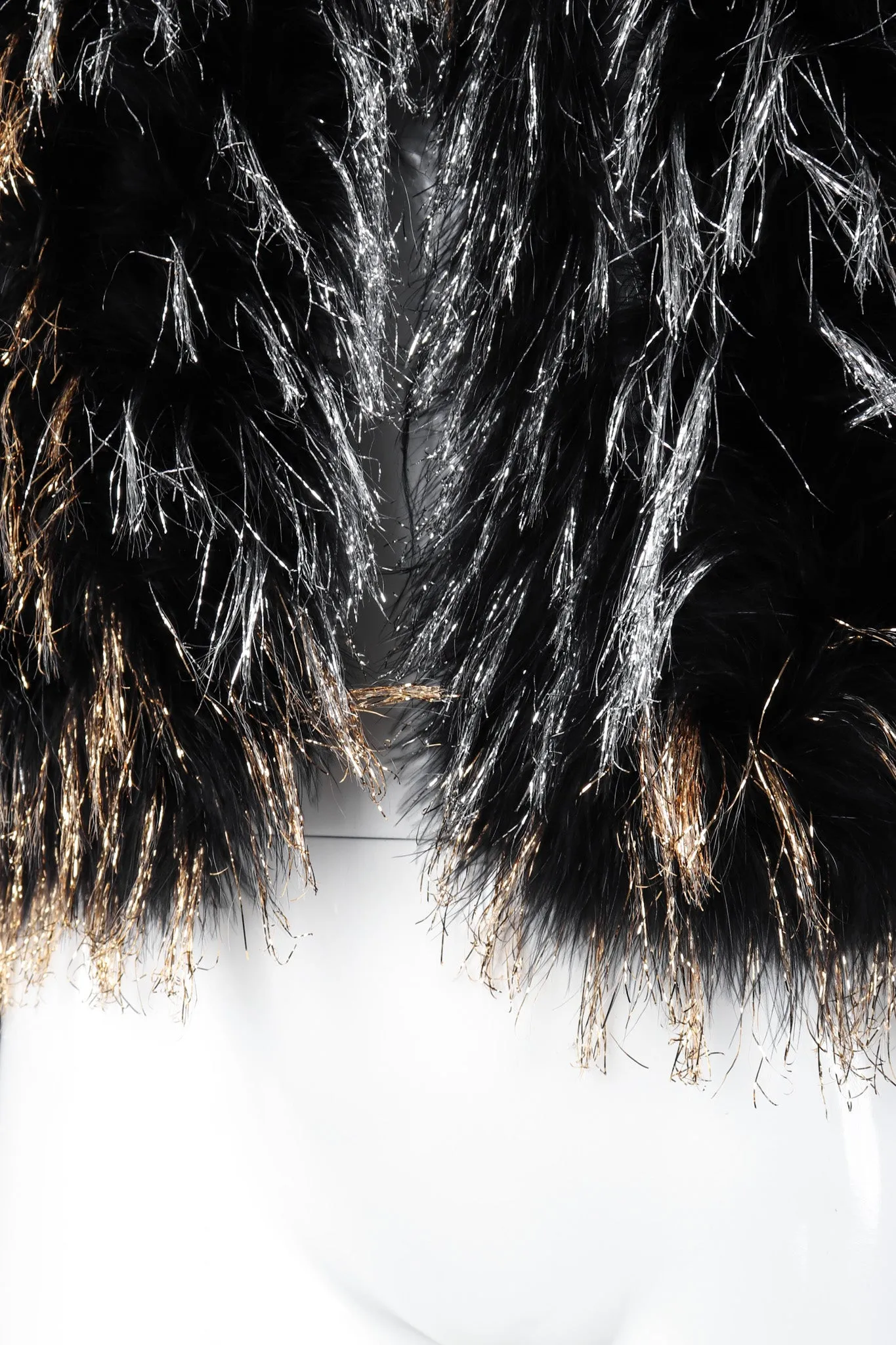 Metallic Marabou Tinsel Jacket