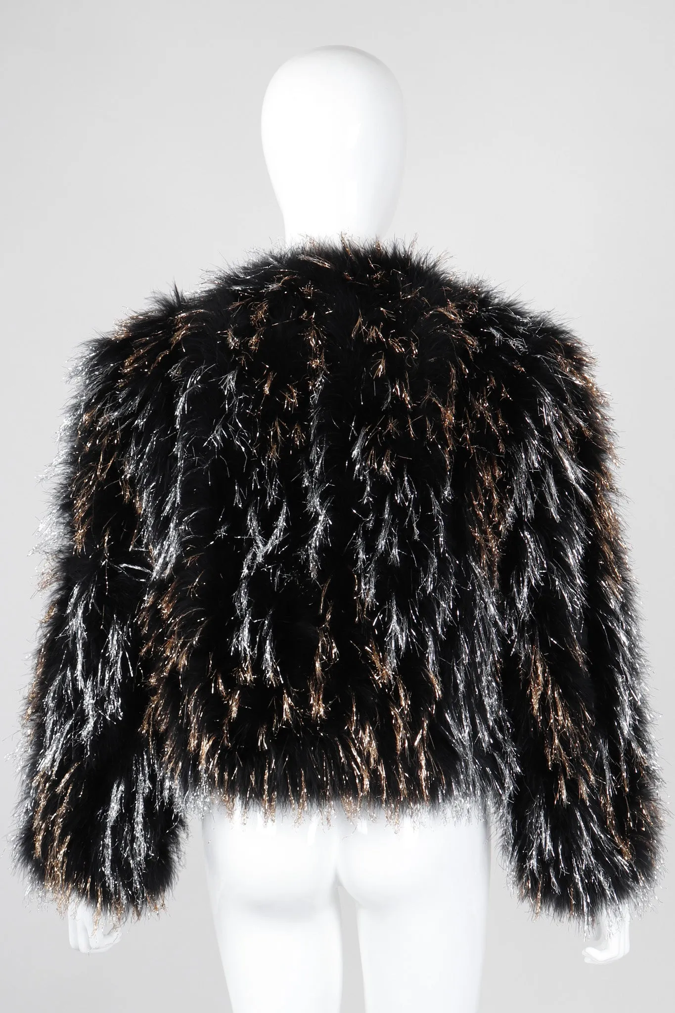 Metallic Marabou Tinsel Jacket