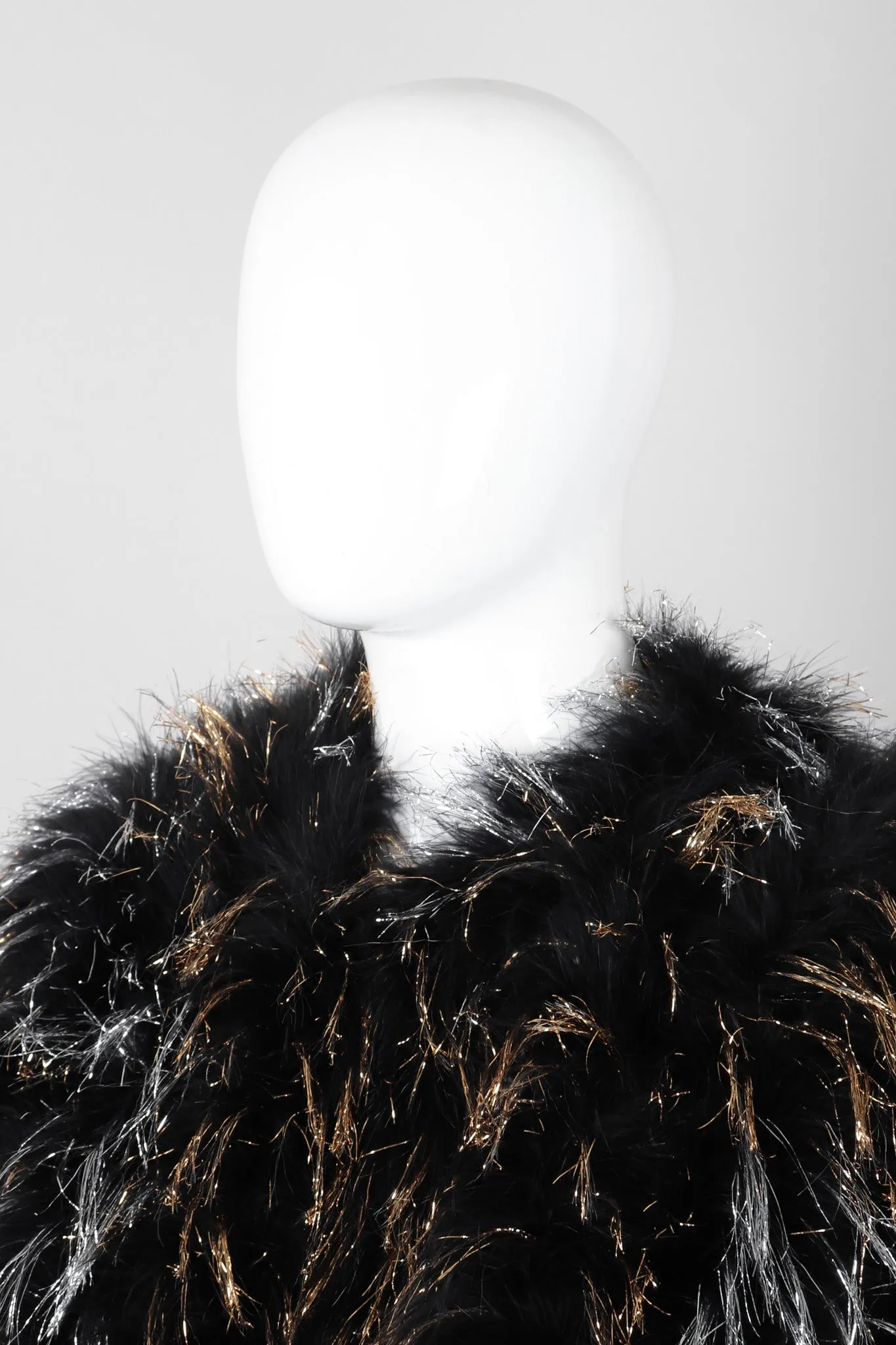 Metallic Marabou Tinsel Jacket
