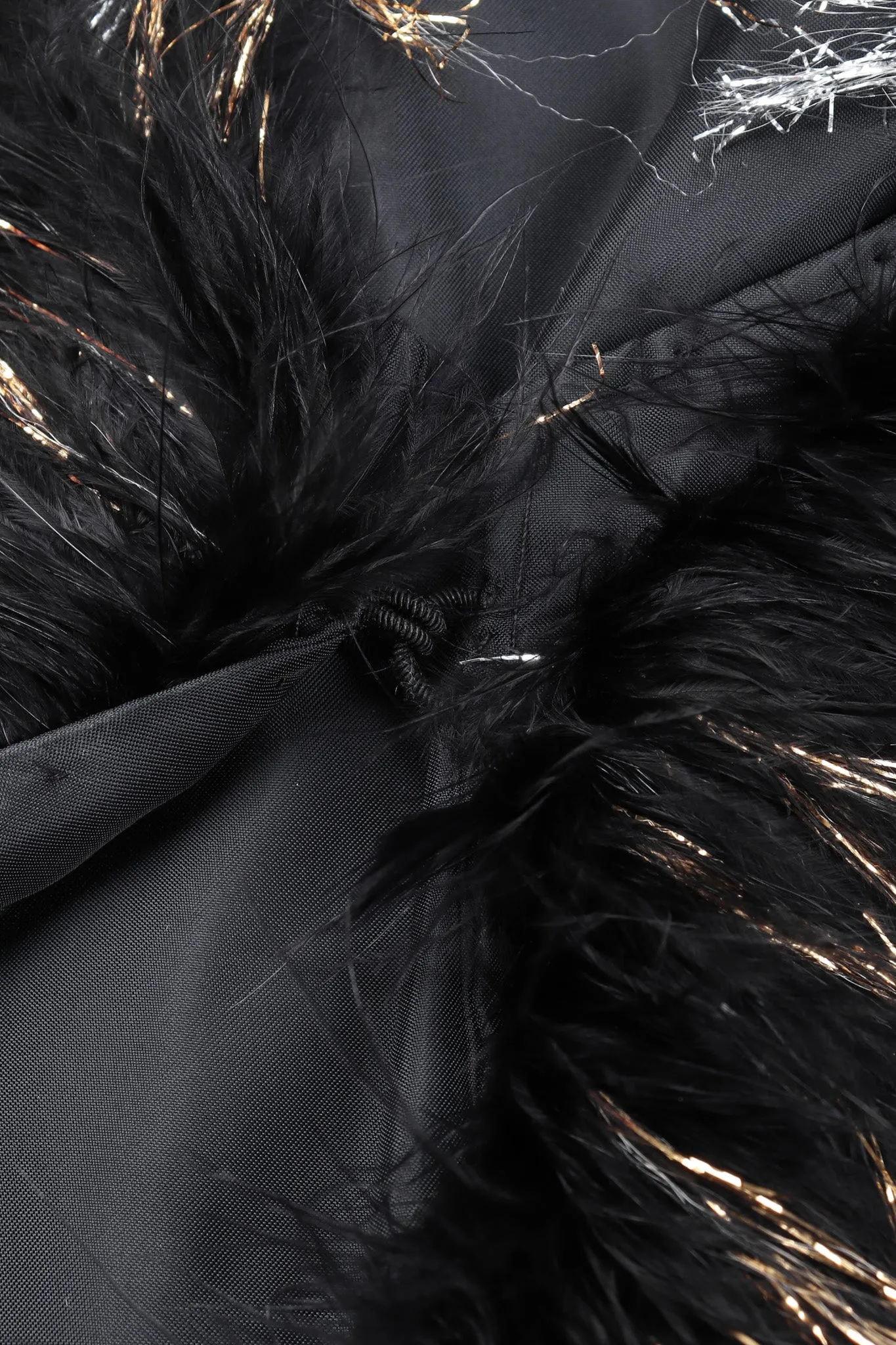 Metallic Marabou Tinsel Jacket