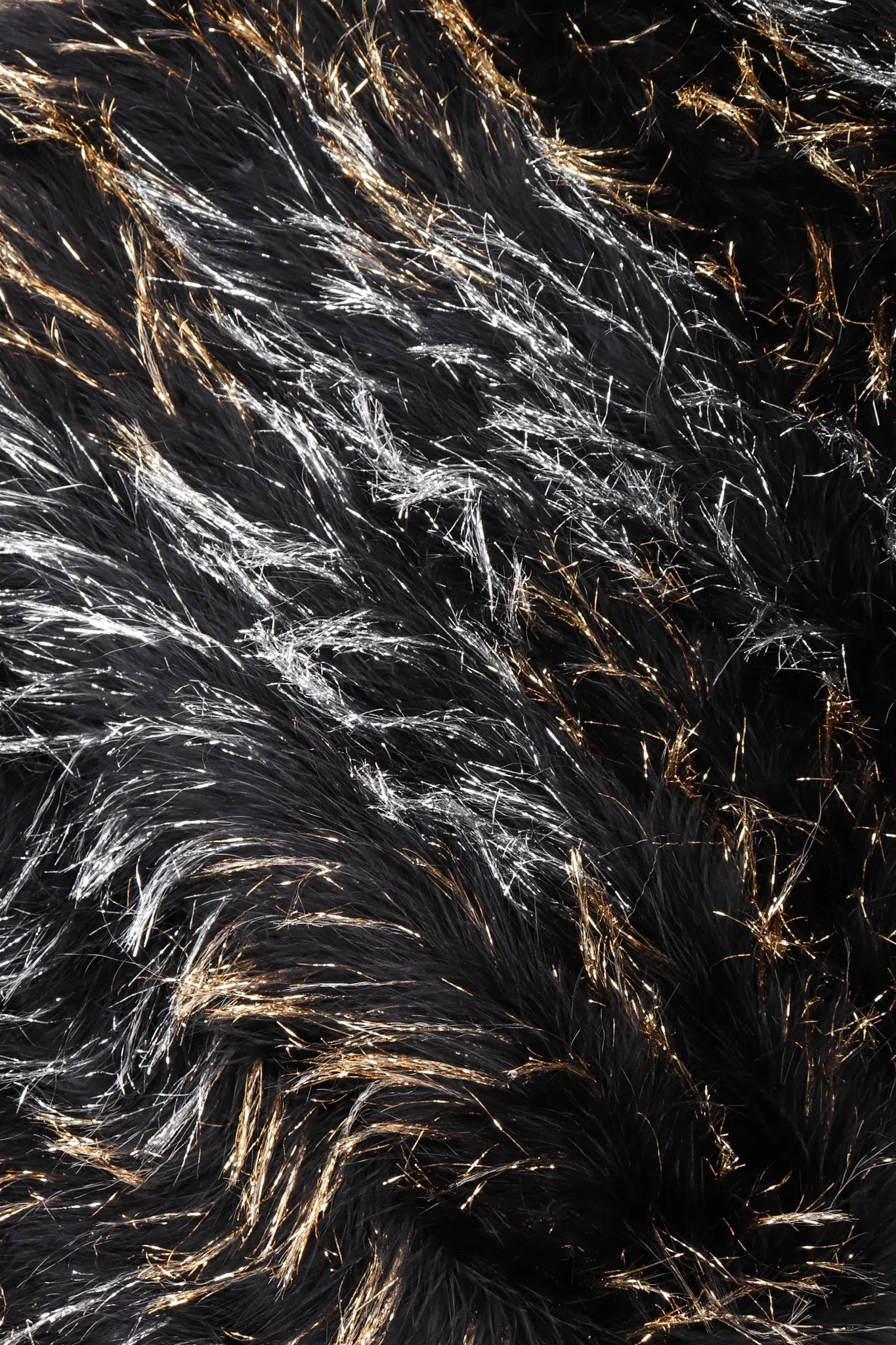 Metallic Marabou Tinsel Jacket