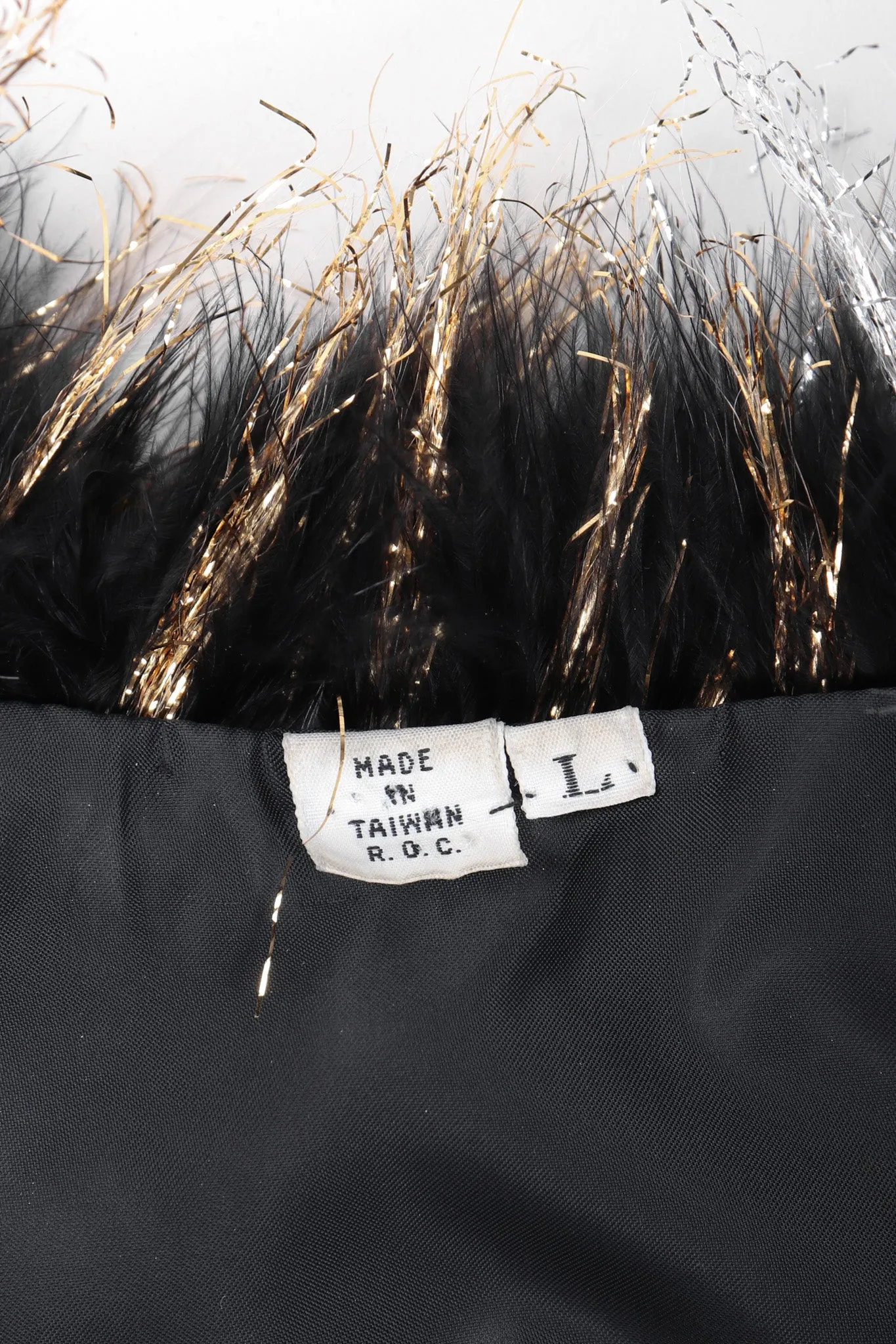 Metallic Marabou Tinsel Jacket