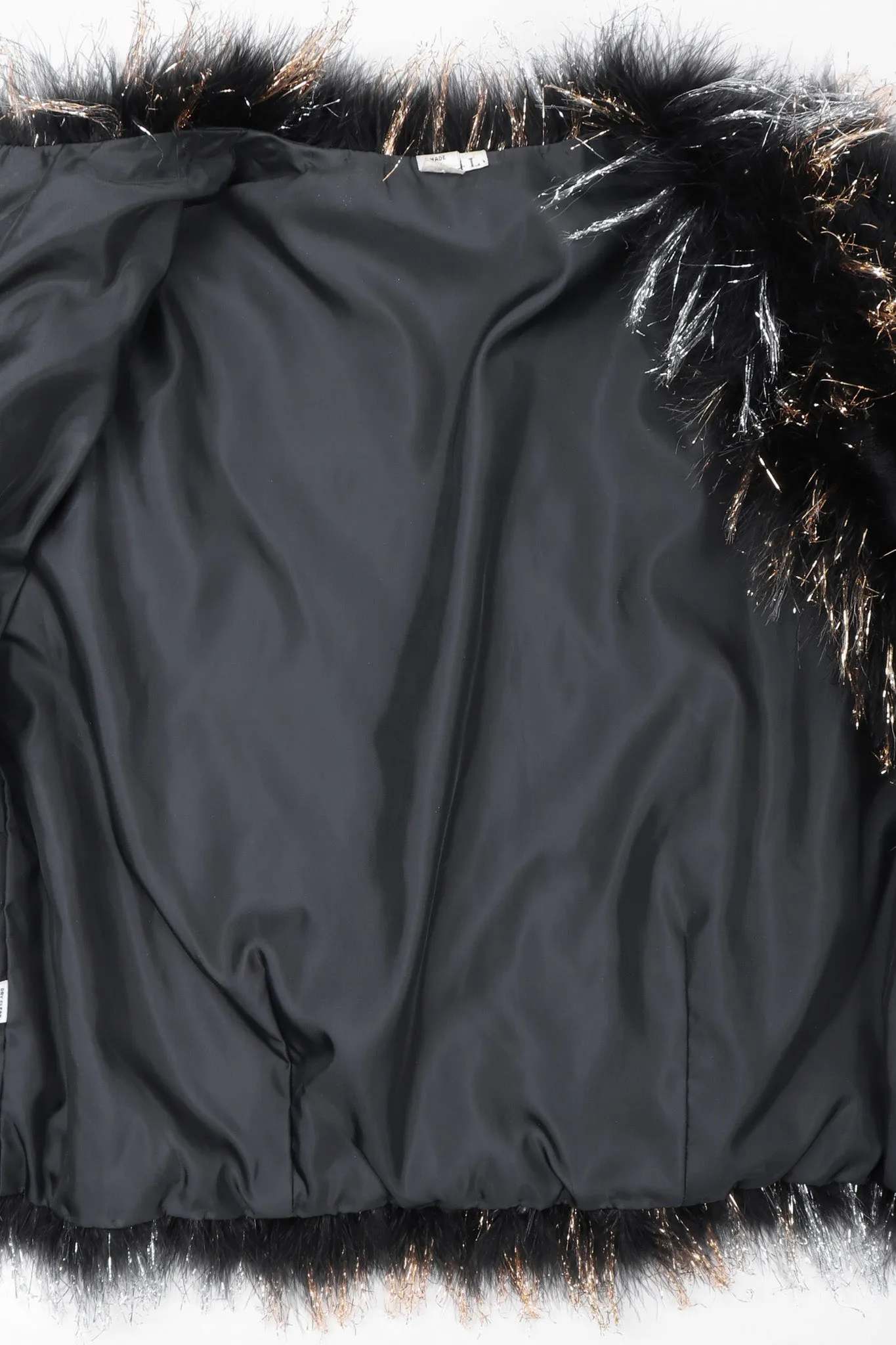Metallic Marabou Tinsel Jacket