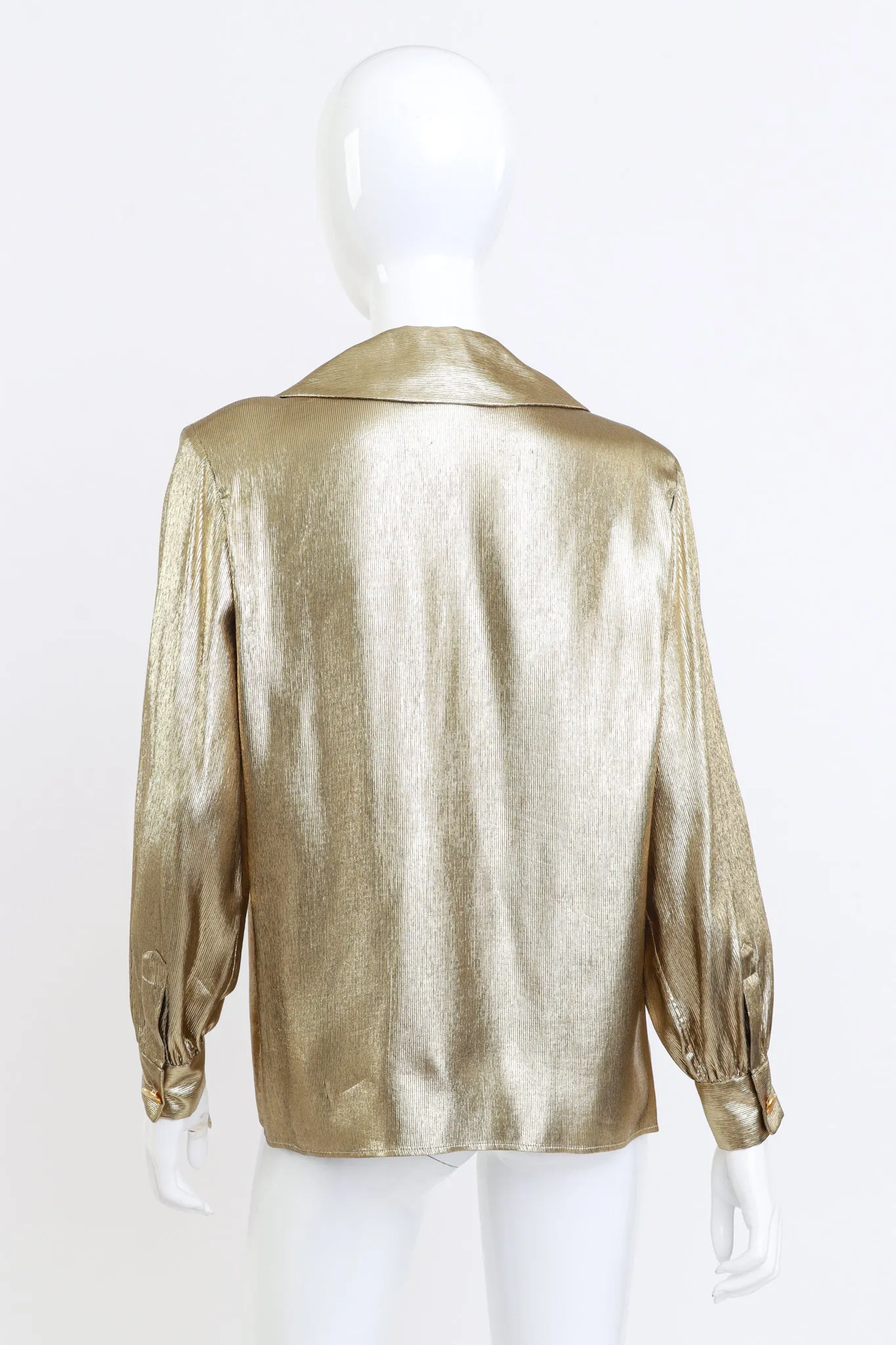 Metallic Silk Blouse