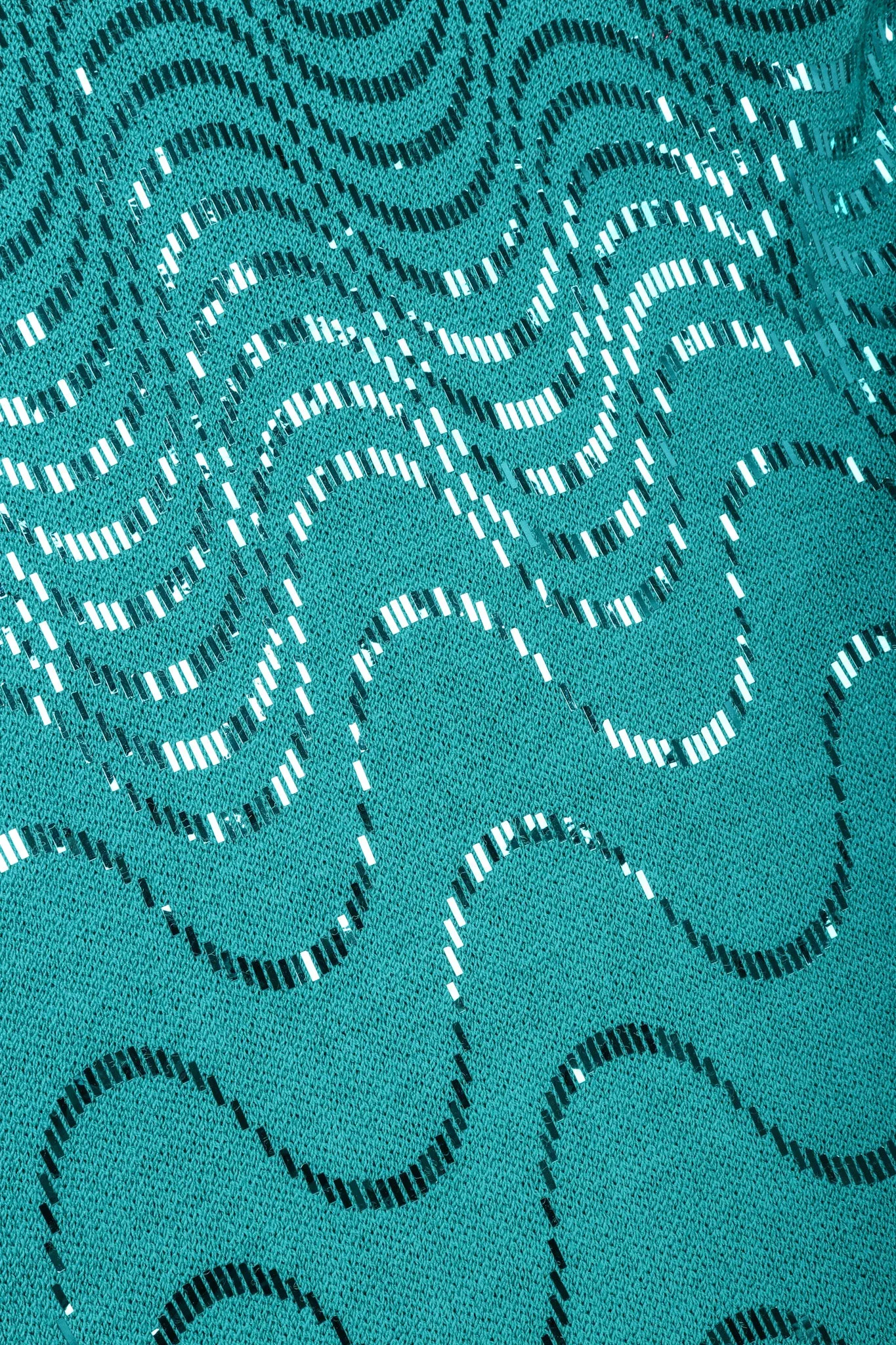 Metallic Waves Knit Dress