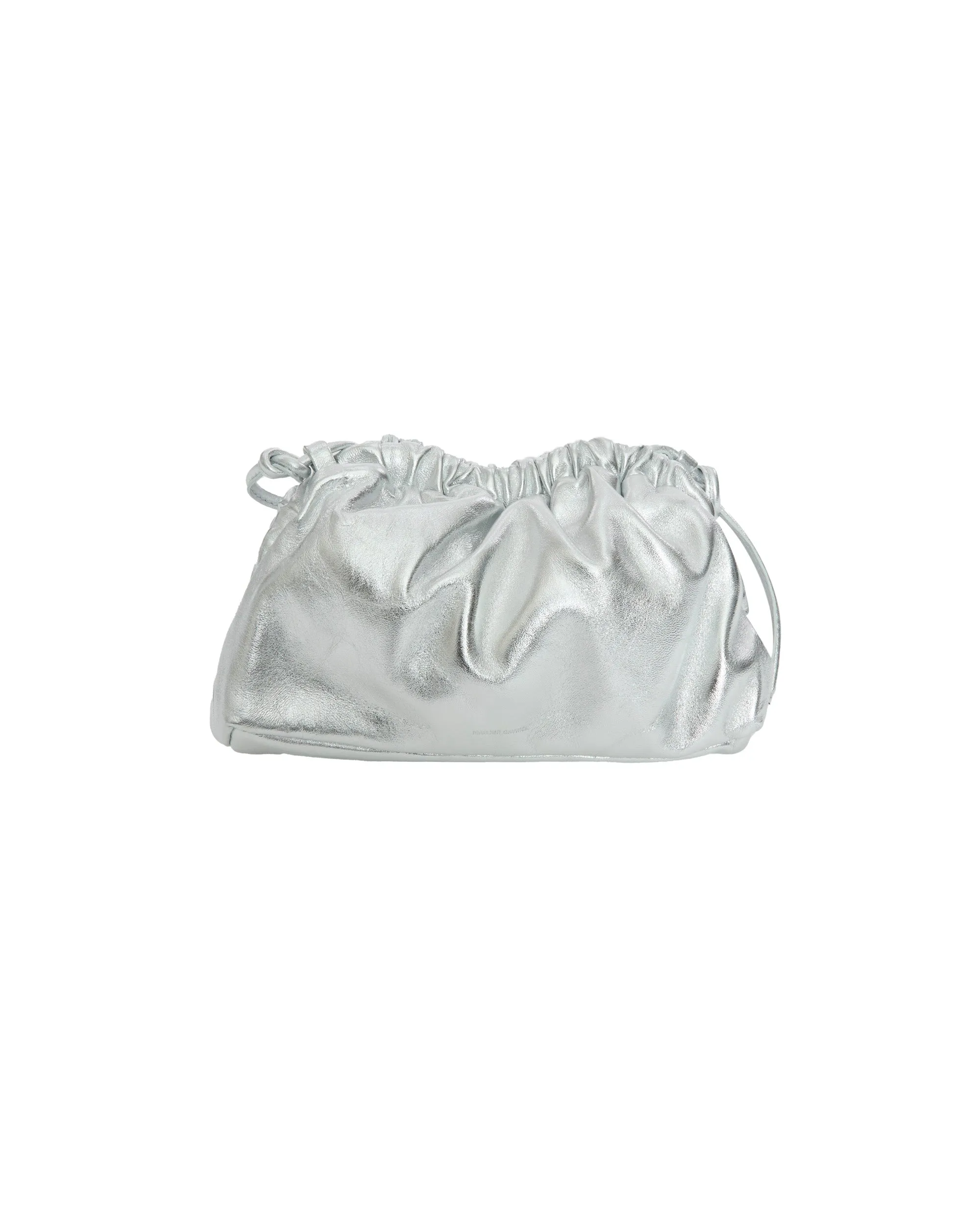 Mini Cloud Clutch in Silver