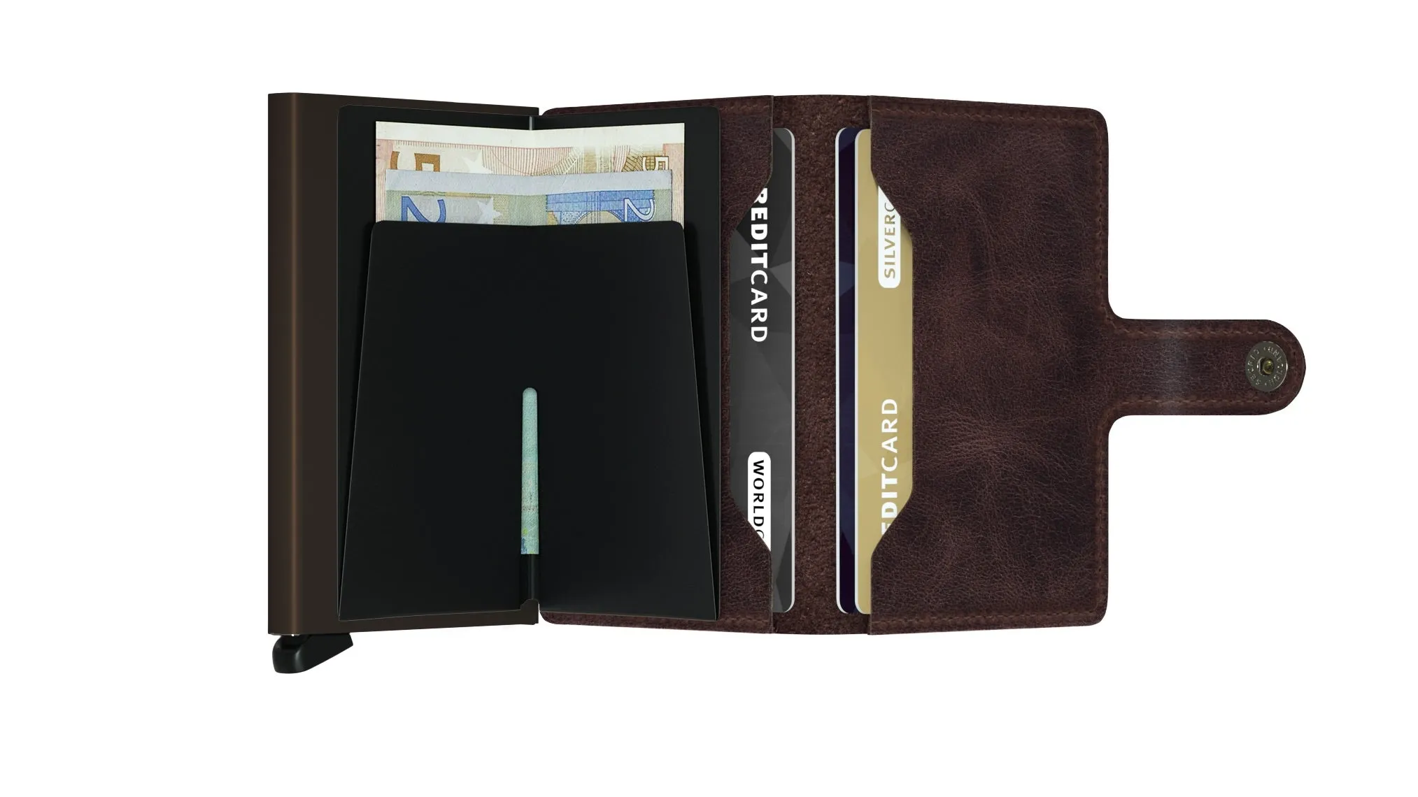 MINI Wallet Vintage Chocolate