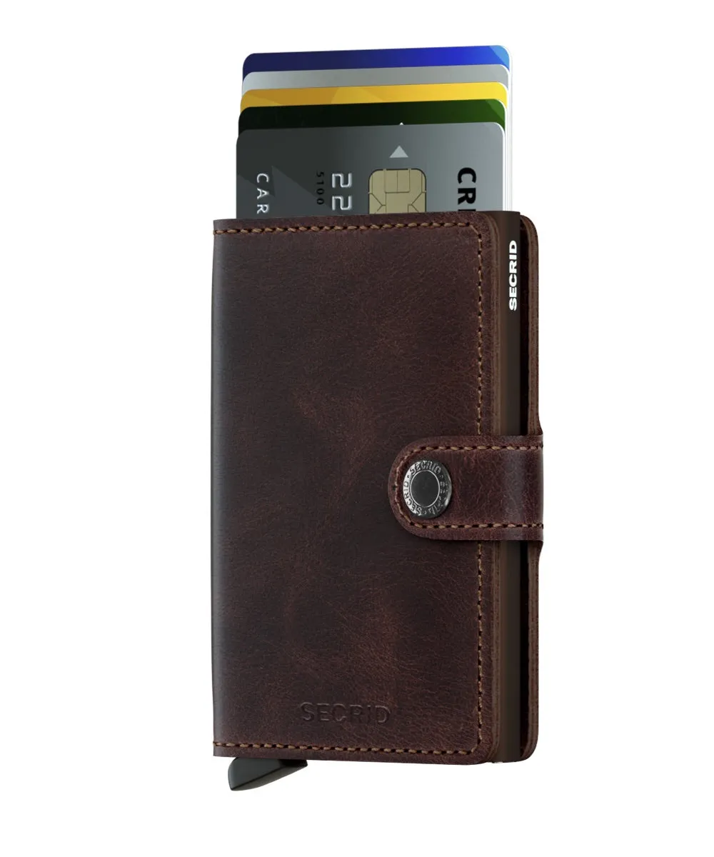 MINI Wallet Vintage Chocolate