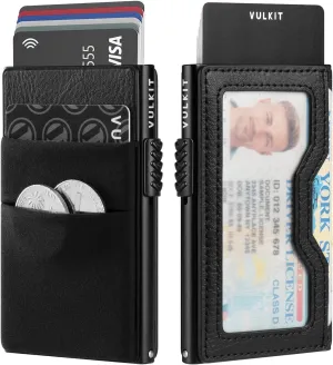Minimalist Pop up Wallet, Slim Credit Card Holder with AirTag Pocket