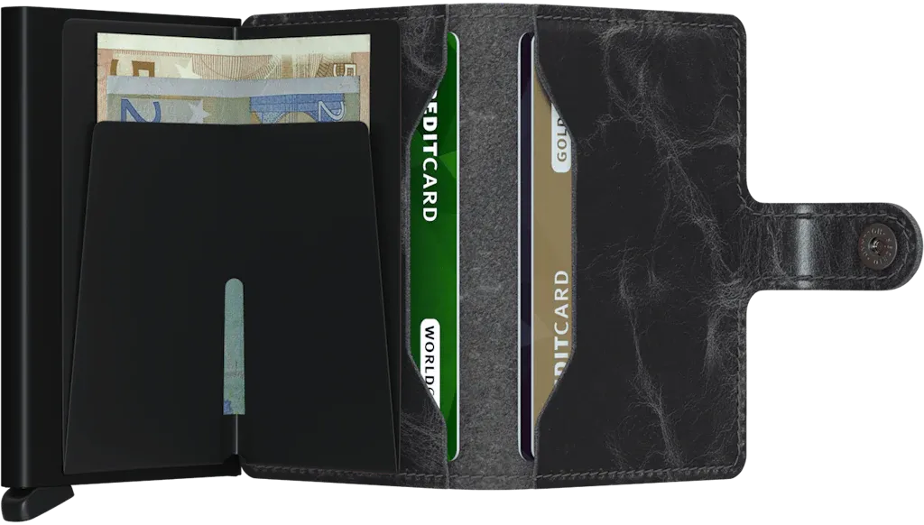 Miniwallet Vintage Grey Black