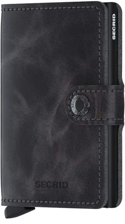 Miniwallet Vintage Grey Black