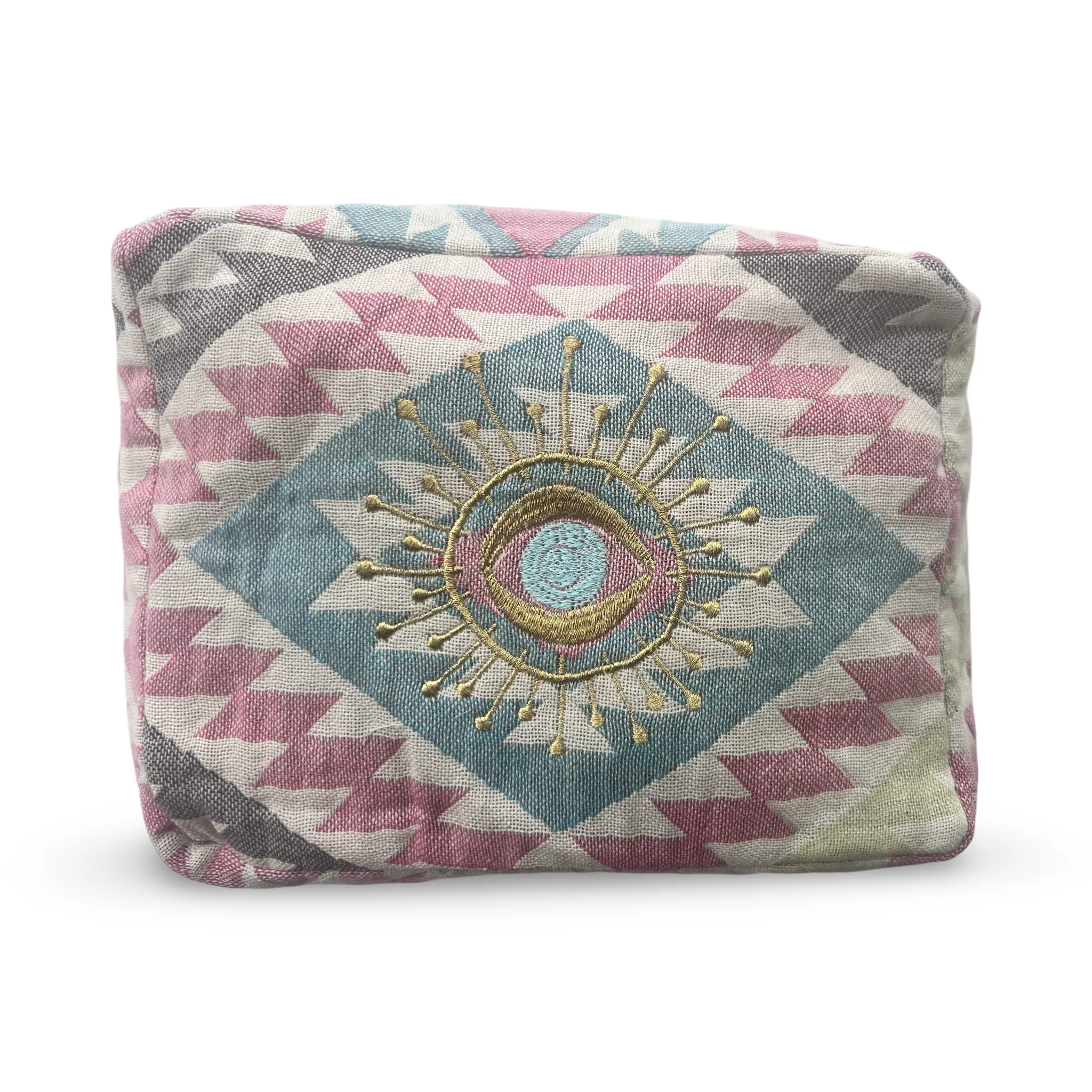 Multi-Colored Ohana Cosmetic Pouch