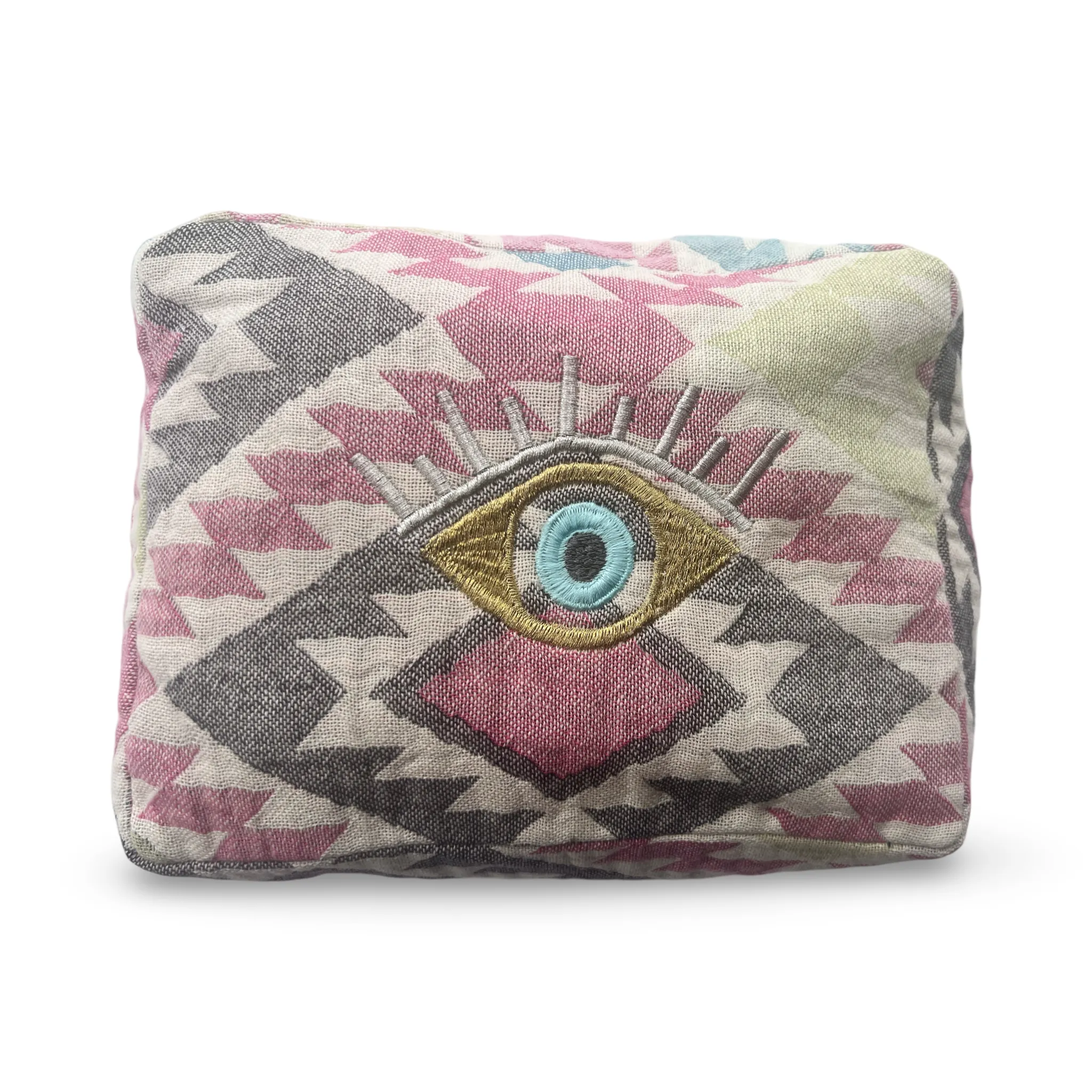 Multi-Colored Ohana Cosmetic Pouch