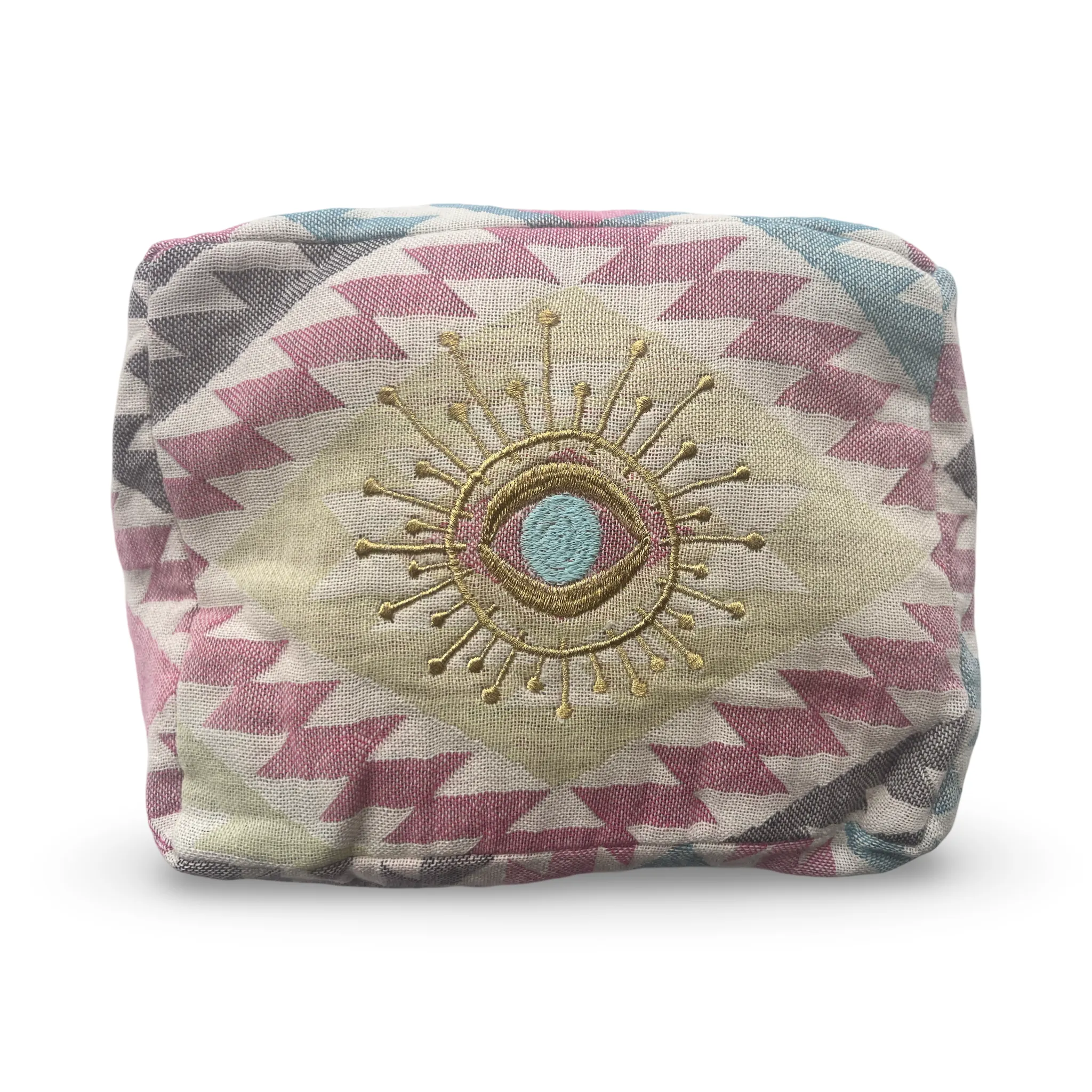 Multi-Colored Ohana Cosmetic Pouch