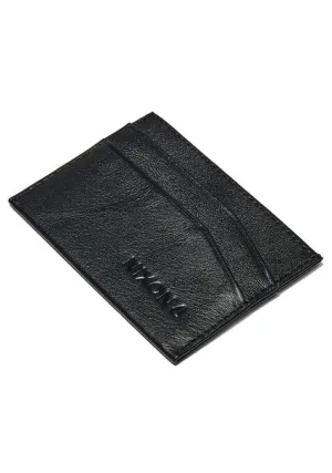 Nixon Flaco Leather Card Wallet - Black