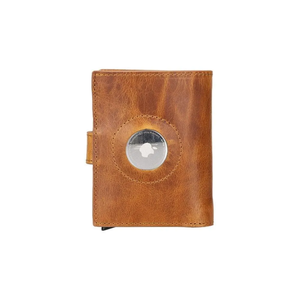 Palertag Zip Mechanical Genuine Leather Card Holder