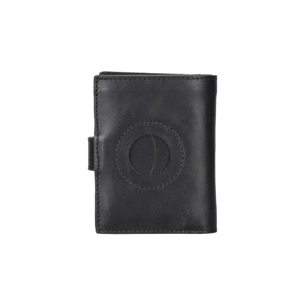 Palertag Zip Mechanical Genuine Leather Card Holder
