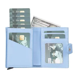 Palertag Zip Mechanical Genuine Leather Card Holder