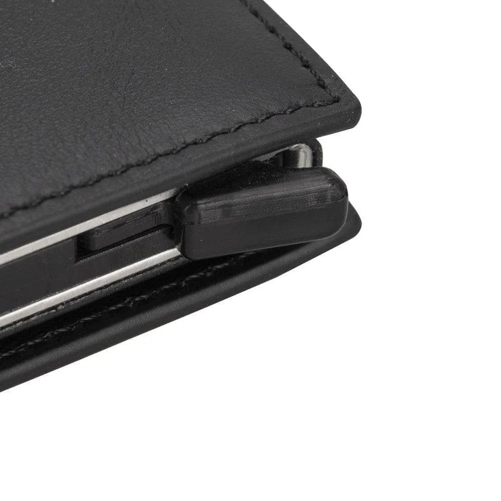 Palertag Zip Mechanical Genuine Leather Card Holder