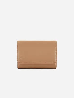 Portman Vegan Corn Leather Purse | Nude