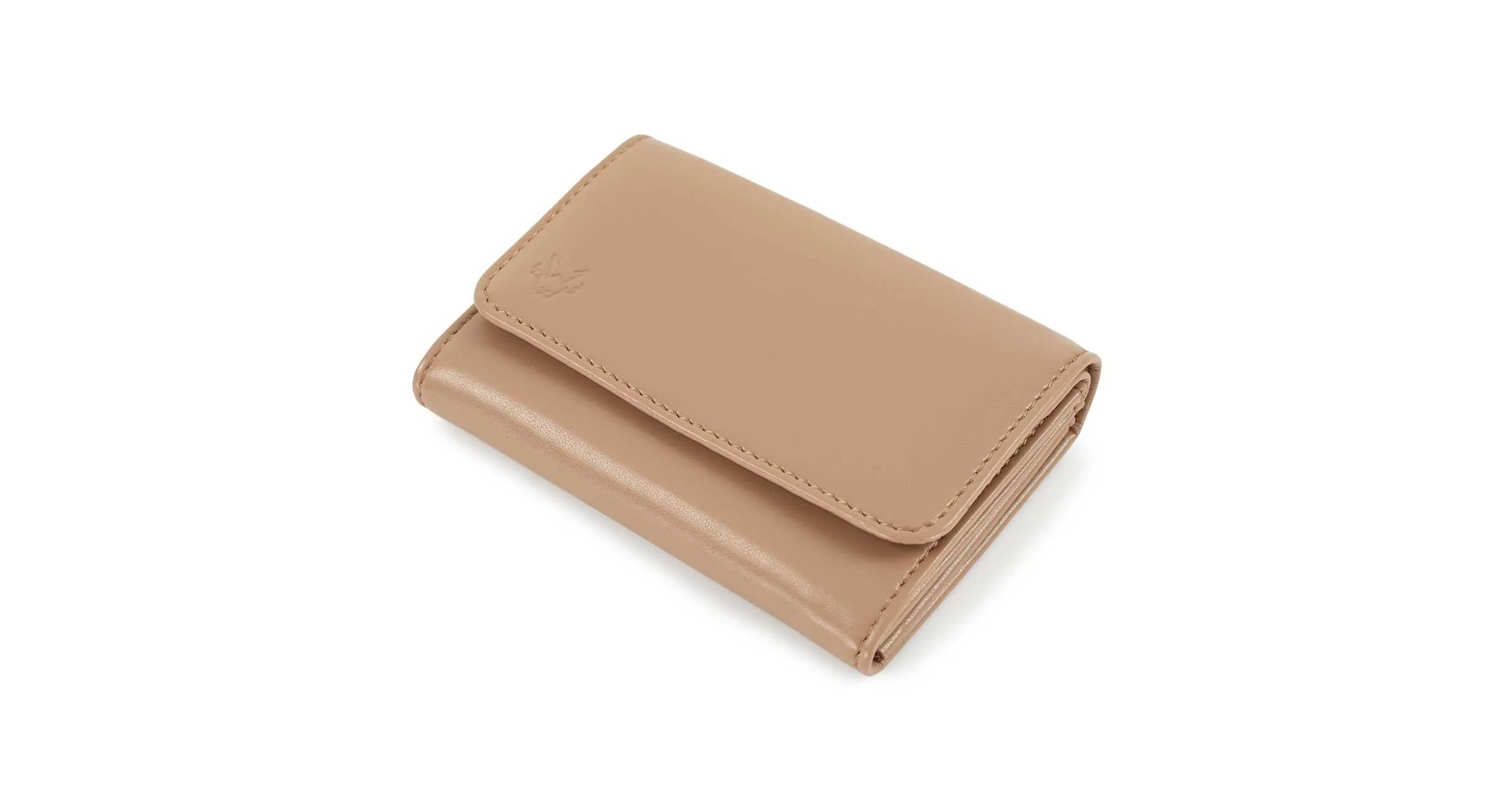Portman Vegan Corn Leather Purse | Nude