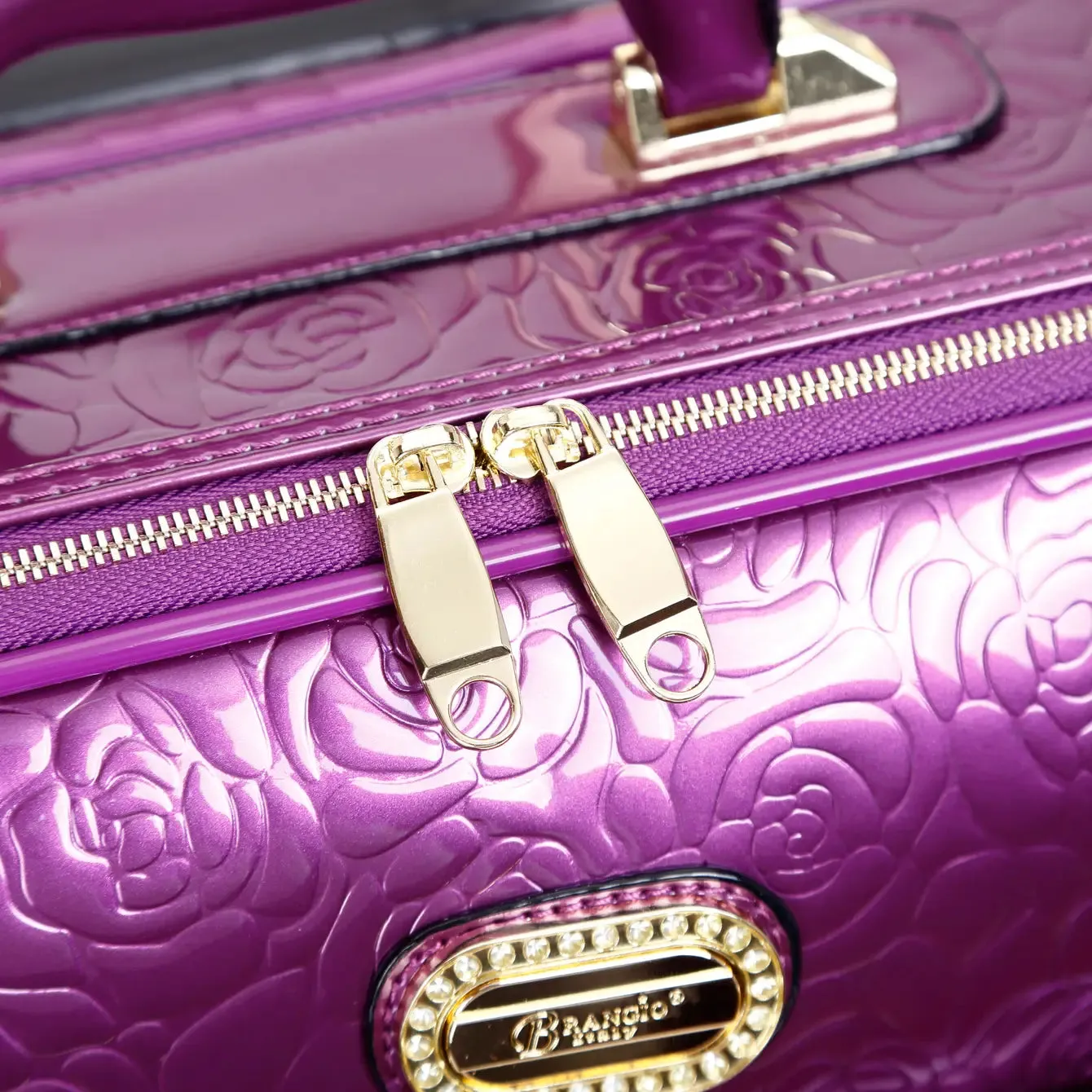 Rosy Lox Luggage 3 Pcs. Vegan Leather Suitcase Set [KYL8256-3pcs/Set]