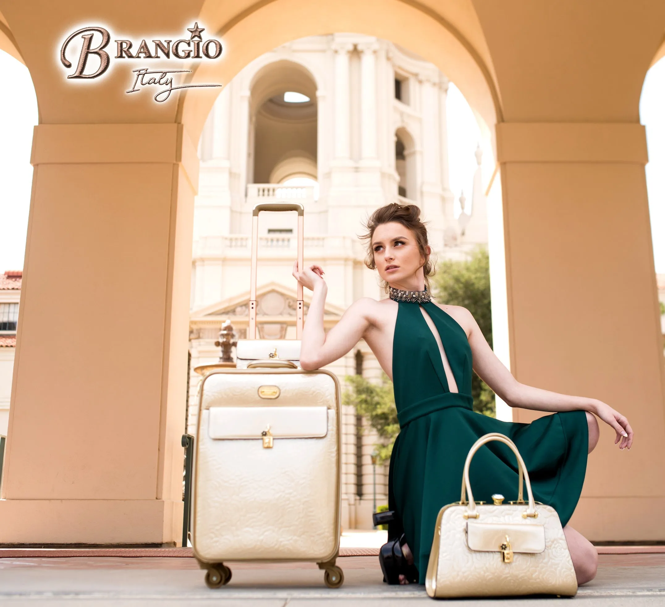 Rosy Lox Luggage 3 Pcs. Vegan Leather Suitcase Set [KYL8256-3pcs/Set]