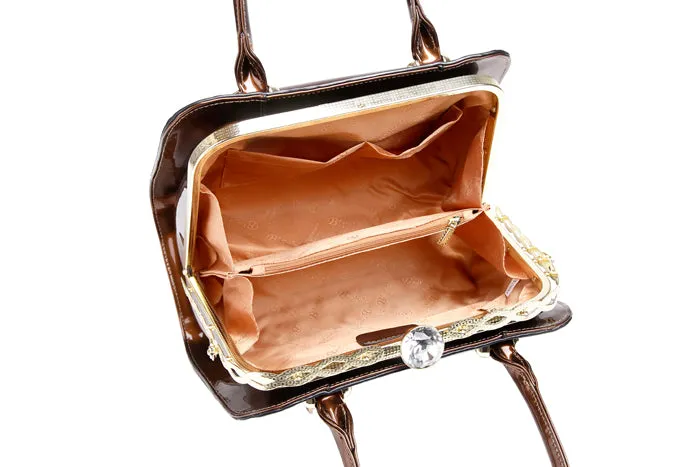 Rosy Lox Luggage 3 Pcs. Vegan Leather Suitcase Set [KYL8256-3pcs/Set]