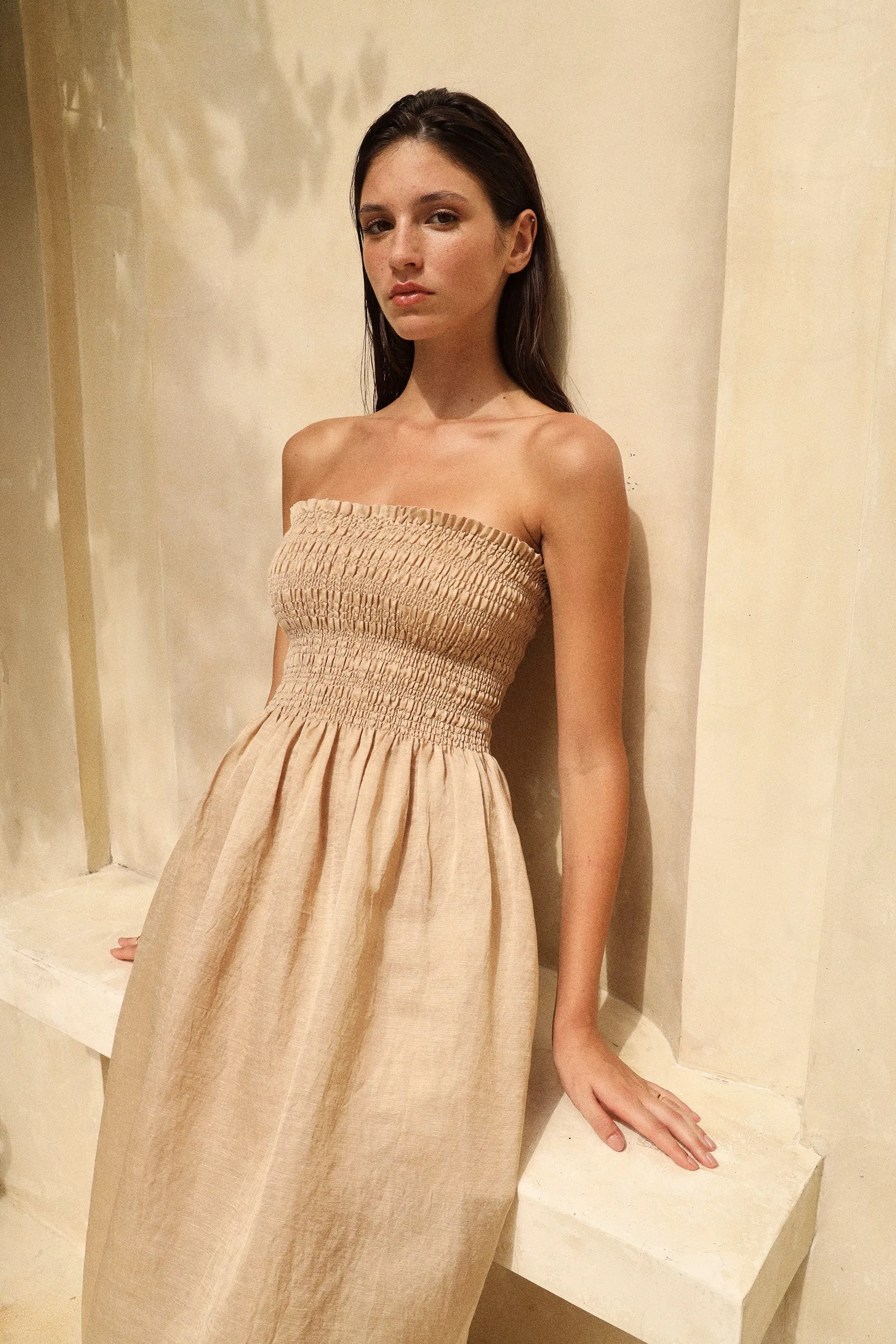 Santiago Dress (Crème)