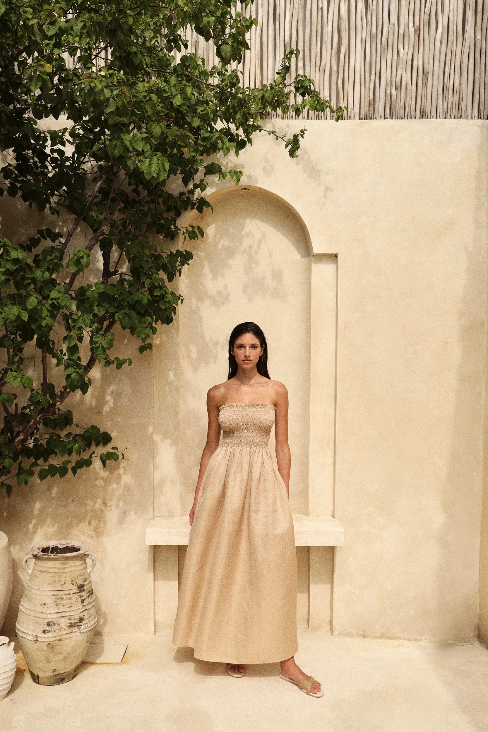 Santiago Dress (Crème)