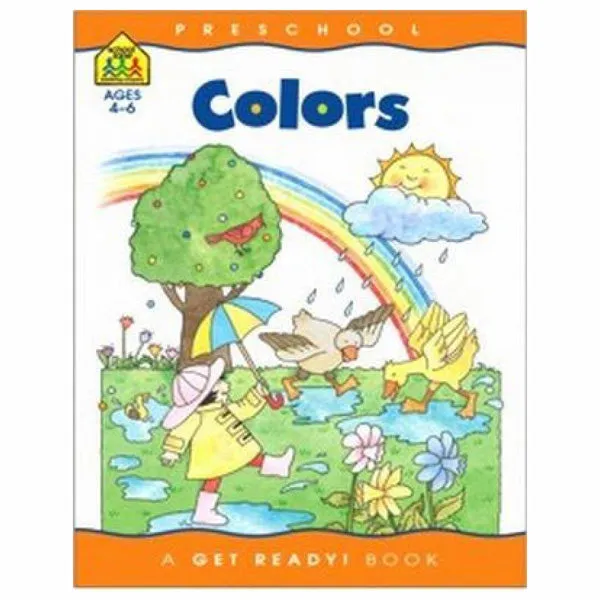 SCHOOL ZONE - Preschool Colors Workbook - 32 Pages