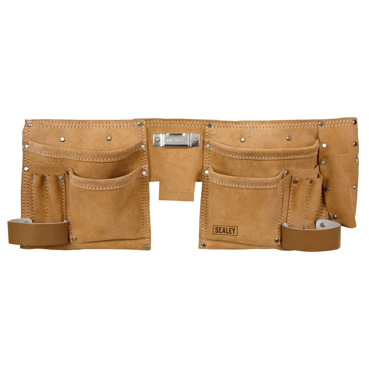 Sealey Double Pouch Leather Tool Belt