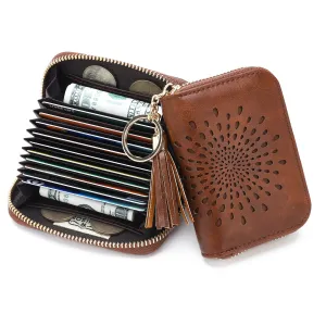 Single Zip Coffee Card Holder