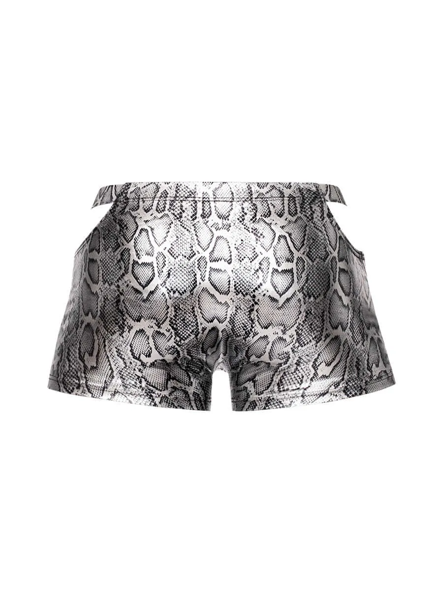 s'naked Pouch Short - Large - Silver/black